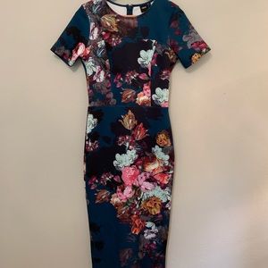 ASOS scuba midi dress